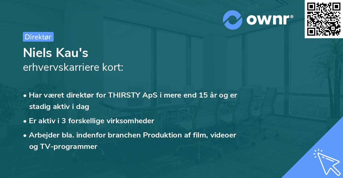 Niels Kau's erhvervskarriere kort