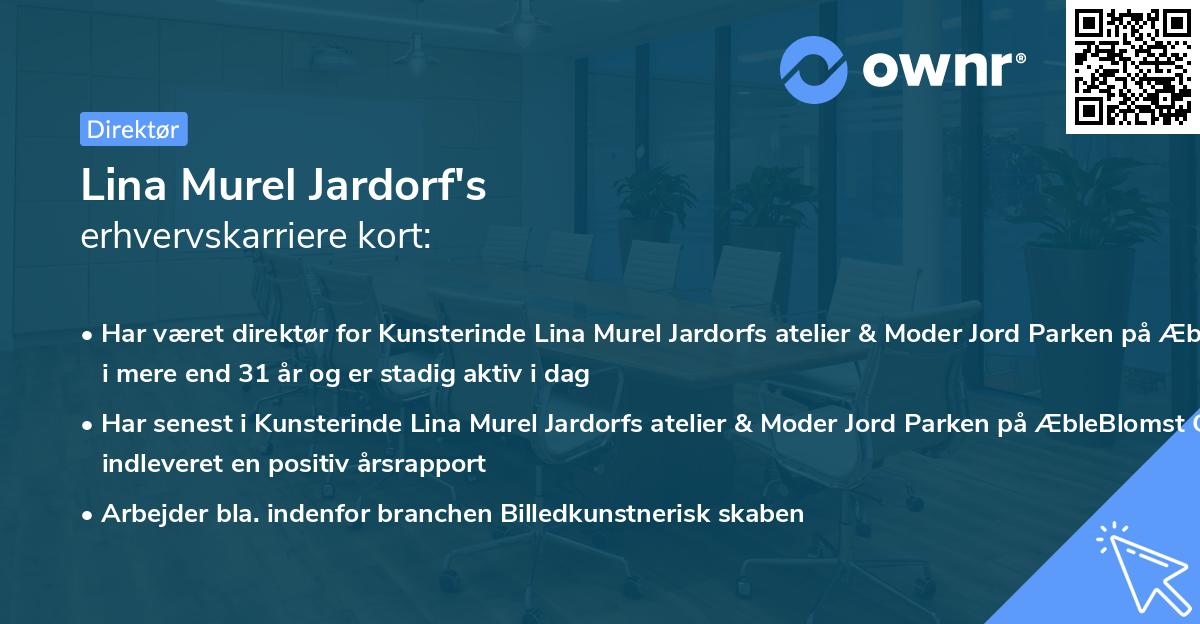 Lina Murel Jardorf's erhvervskarriere kort