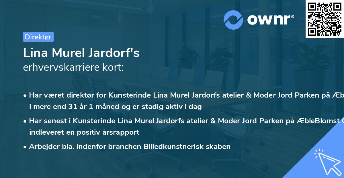 Lina Murel Jardorf's erhvervskarriere kort