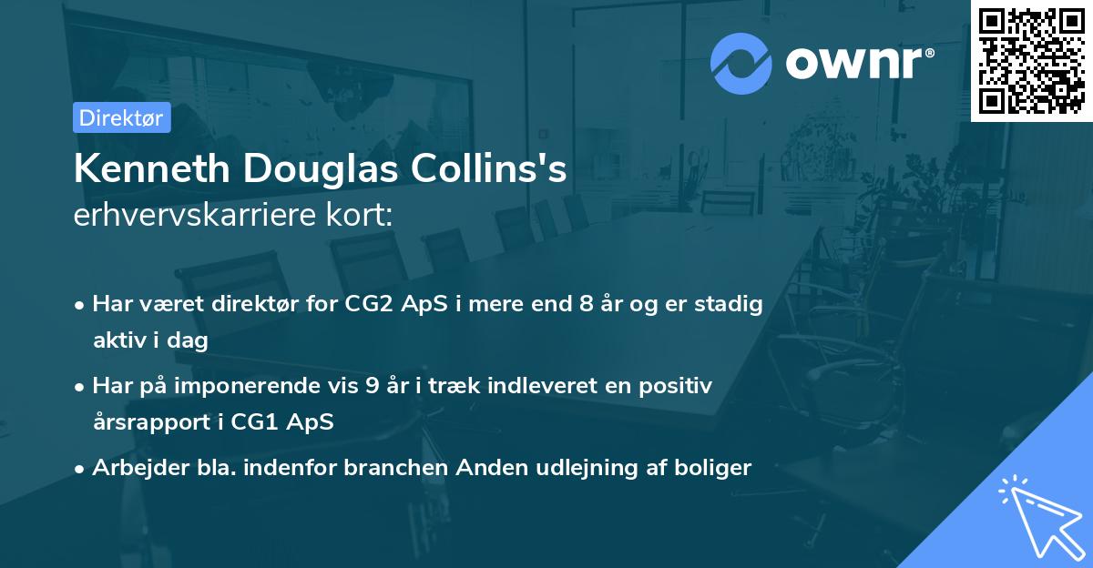 Kenneth Douglas Collins's erhvervskarriere kort