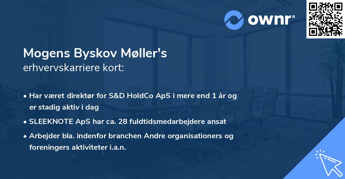 Mogens Byskov Møller's erhvervskarriere kort