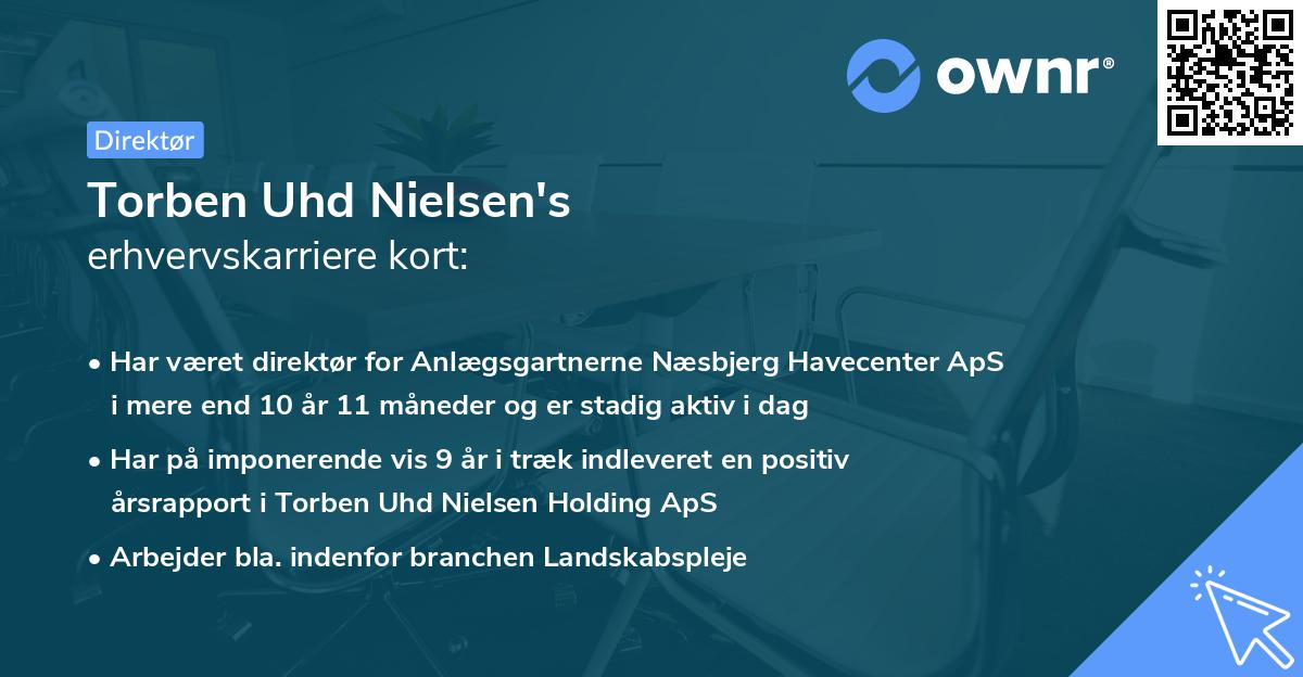 Torben Uhd Nielsen's erhvervskarriere kort