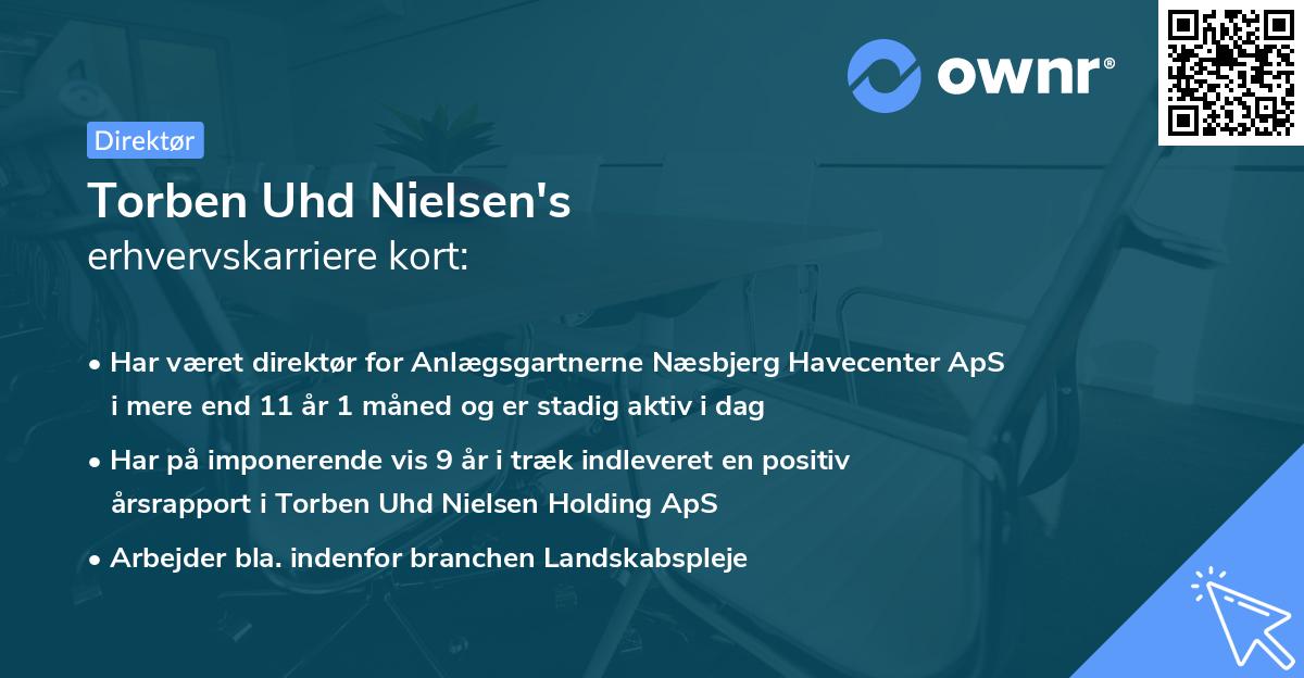 Torben Uhd Nielsen's erhvervskarriere kort