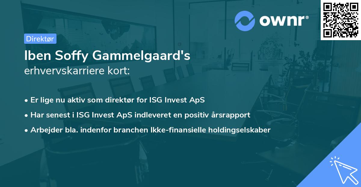 Iben Soffy Gammelgaard's erhvervskarriere kort