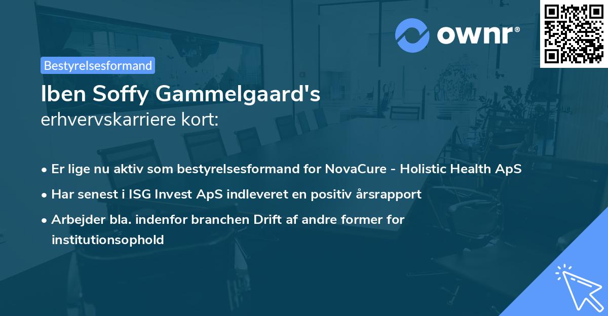 Iben Soffy Gammelgaard's erhvervskarriere kort