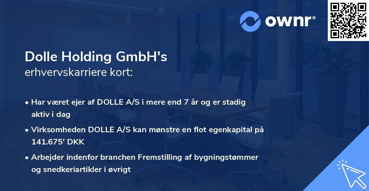 Dolle Holding GmbH's erhvervskarriere kort