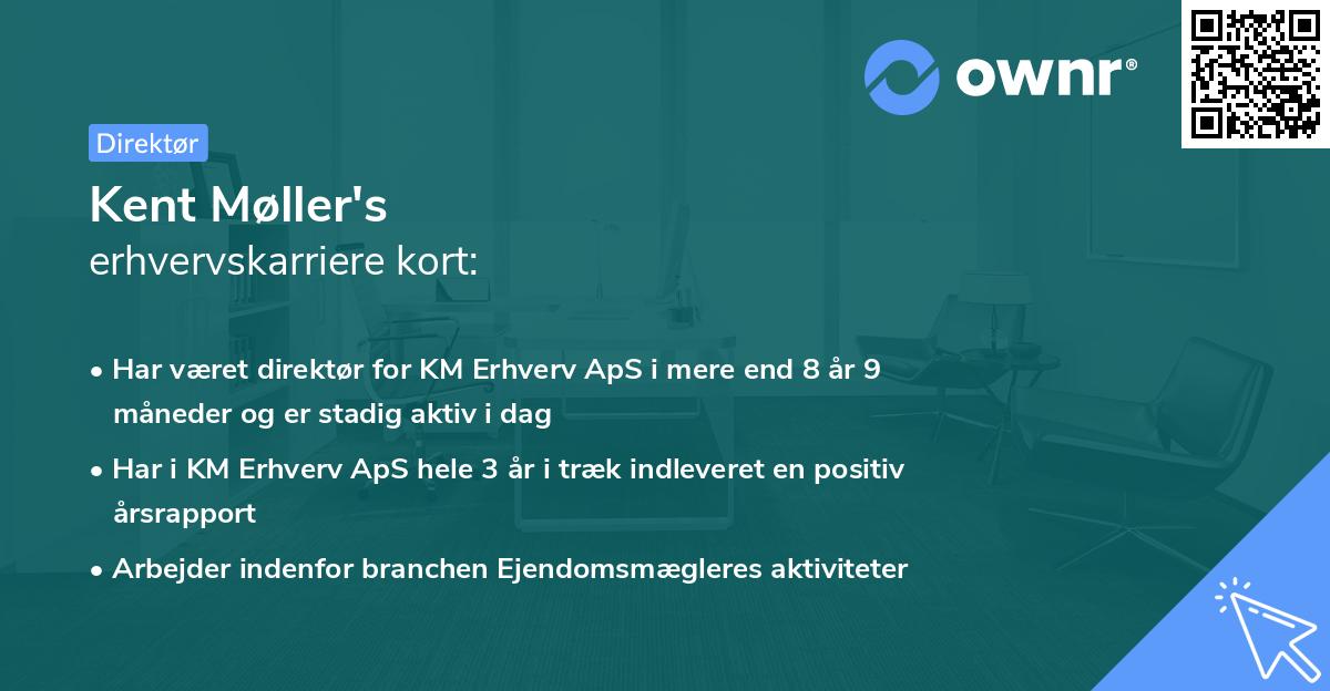 Kent Møller's erhvervskarriere kort