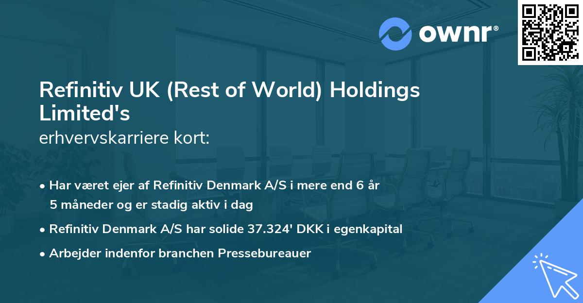 Refinitiv UK (Rest of World) Holdings Limited's erhvervskarriere kort