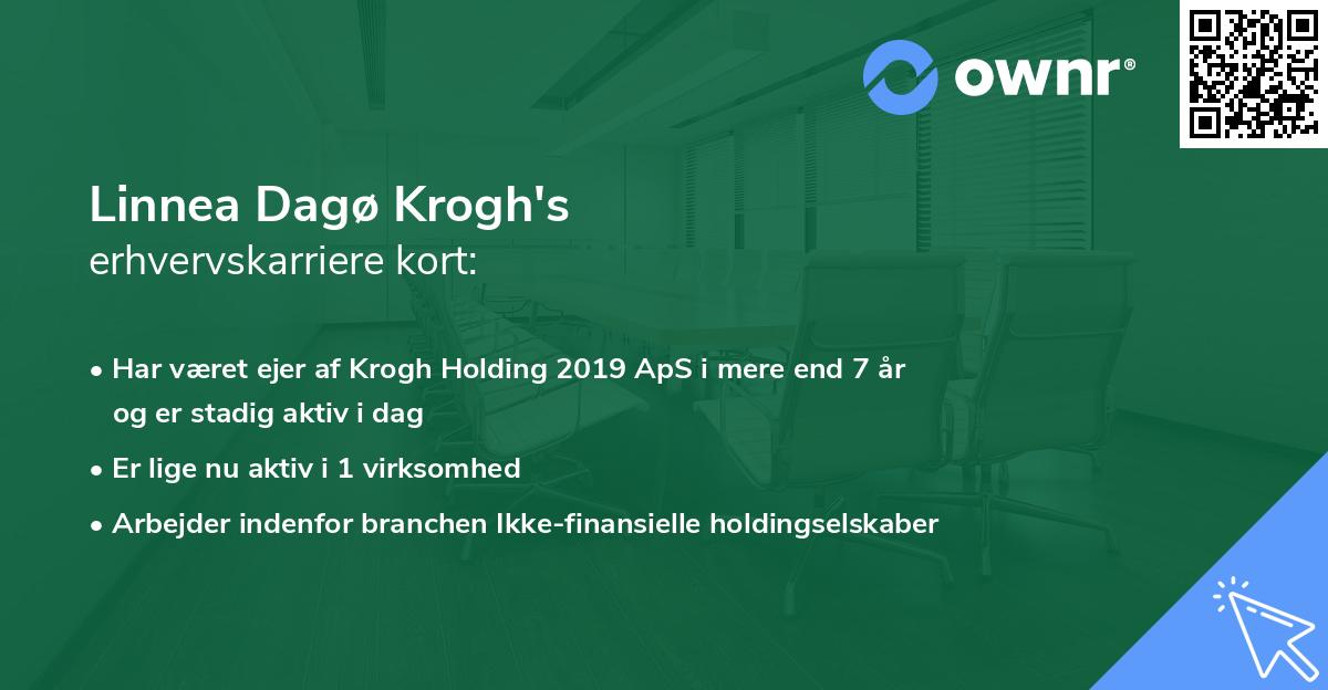 Linnea Dagø Krogh's erhvervskarriere kort