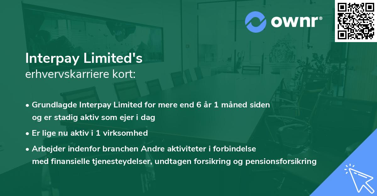 Interpay Limited's erhvervskarriere kort