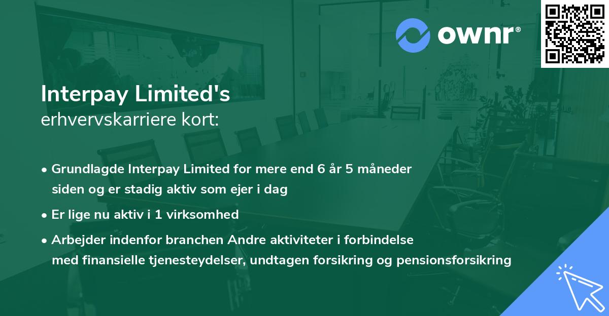 Interpay Limited's erhvervskarriere kort