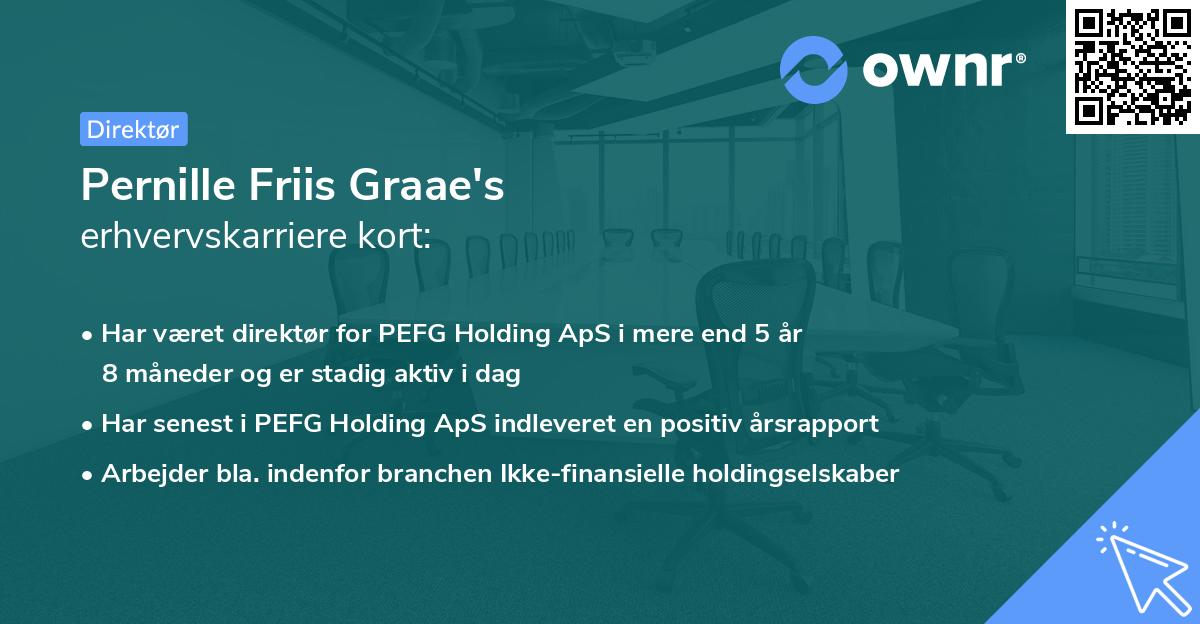 Pernille Friis Graae's erhvervskarriere kort