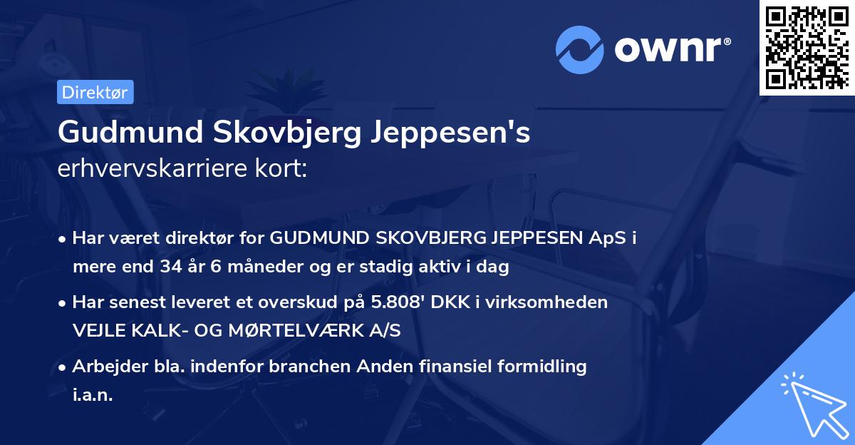 Gudmund Skovbjerg Jeppesen's erhvervskarriere kort
