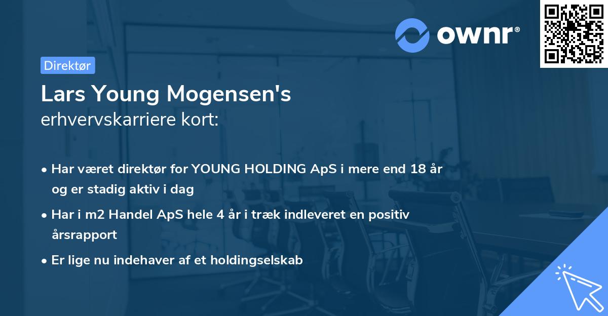 Lars Young Mogensen's erhvervskarriere kort