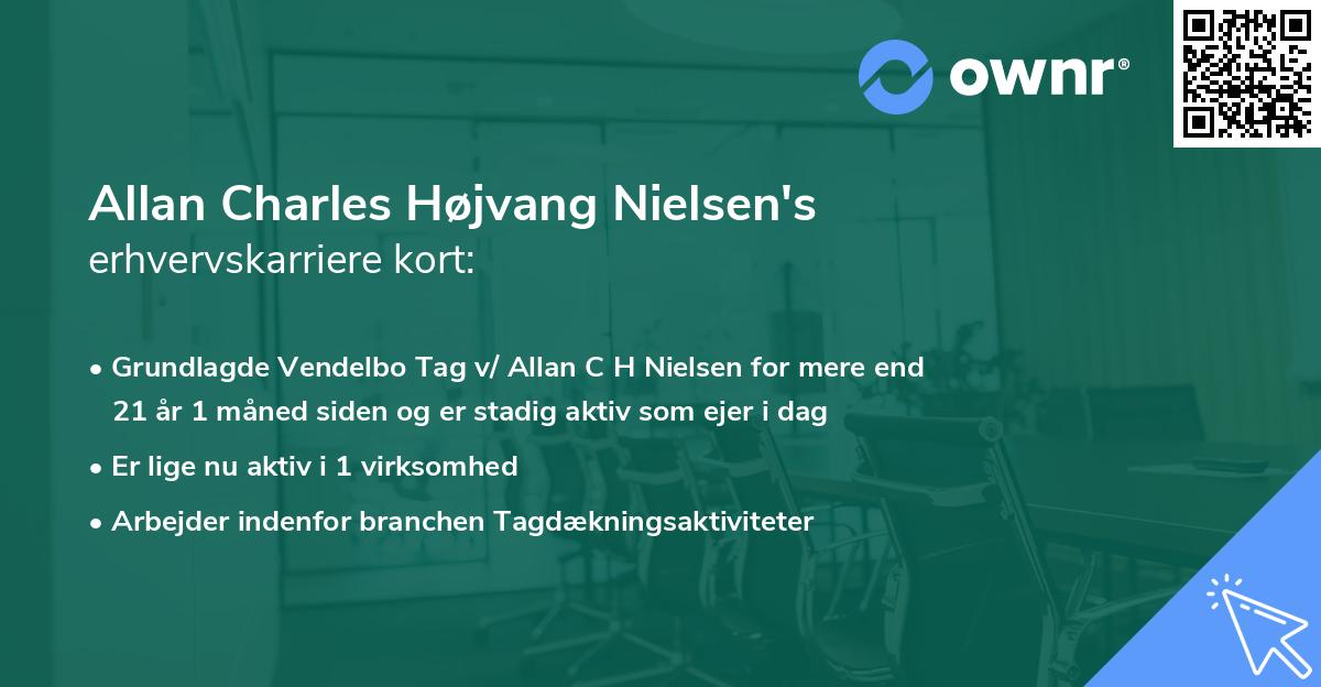 Allan Charles Højvang Nielsen's erhvervskarriere kort
