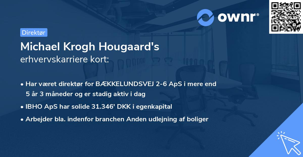 Michael Krogh Hougaard's erhvervskarriere kort