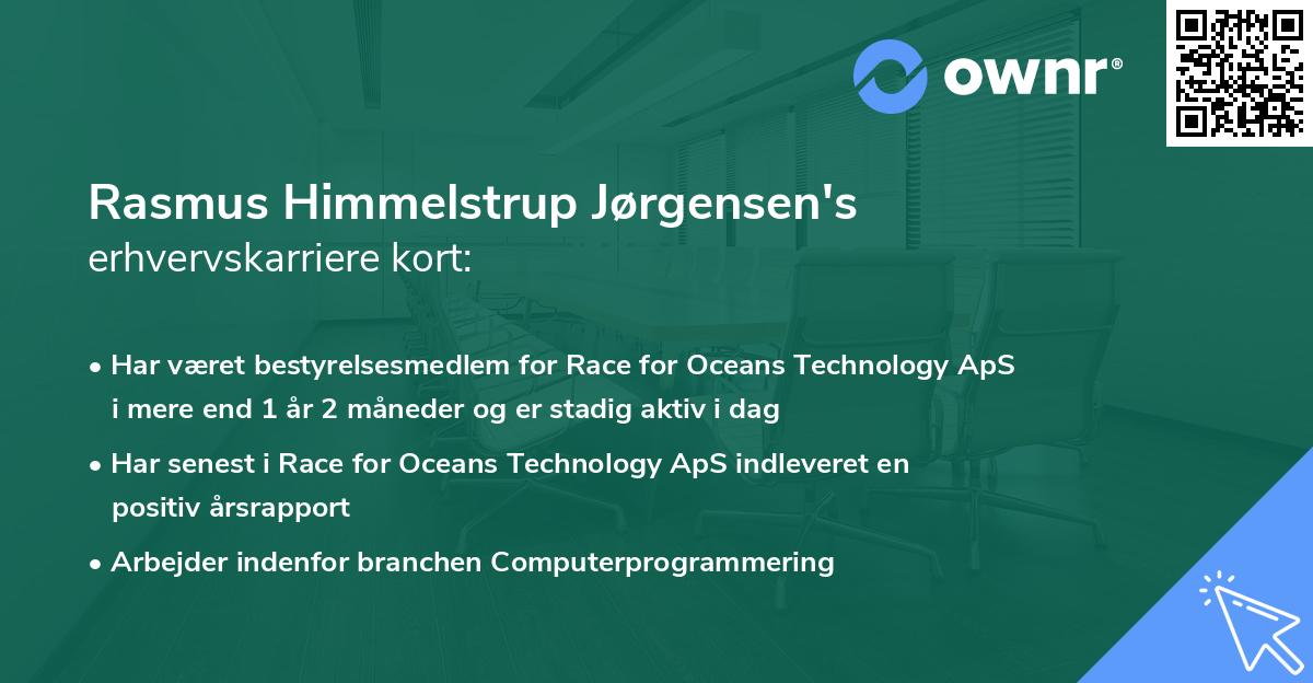 Rasmus Himmelstrup Jørgensen's erhvervskarriere kort