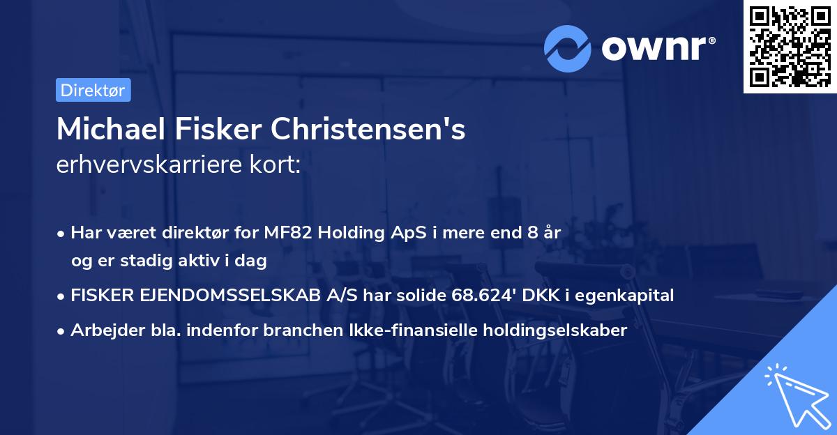 Michael Fisker Christensen's erhvervskarriere kort