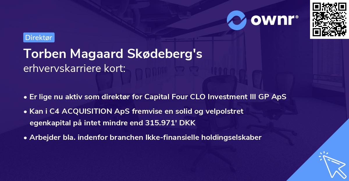 Torben Magaard Skødeberg's erhvervskarriere kort
