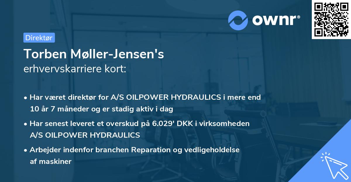Torben Møller-Jensen's erhvervskarriere kort