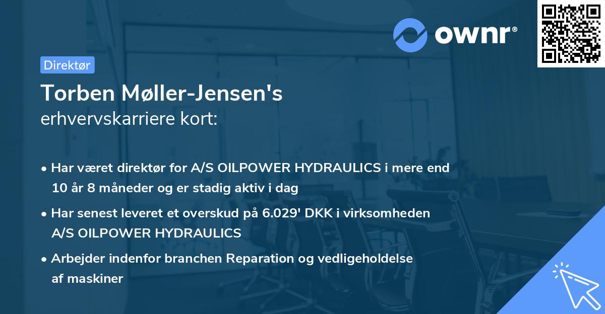 Torben Møller-Jensen's erhvervskarriere kort