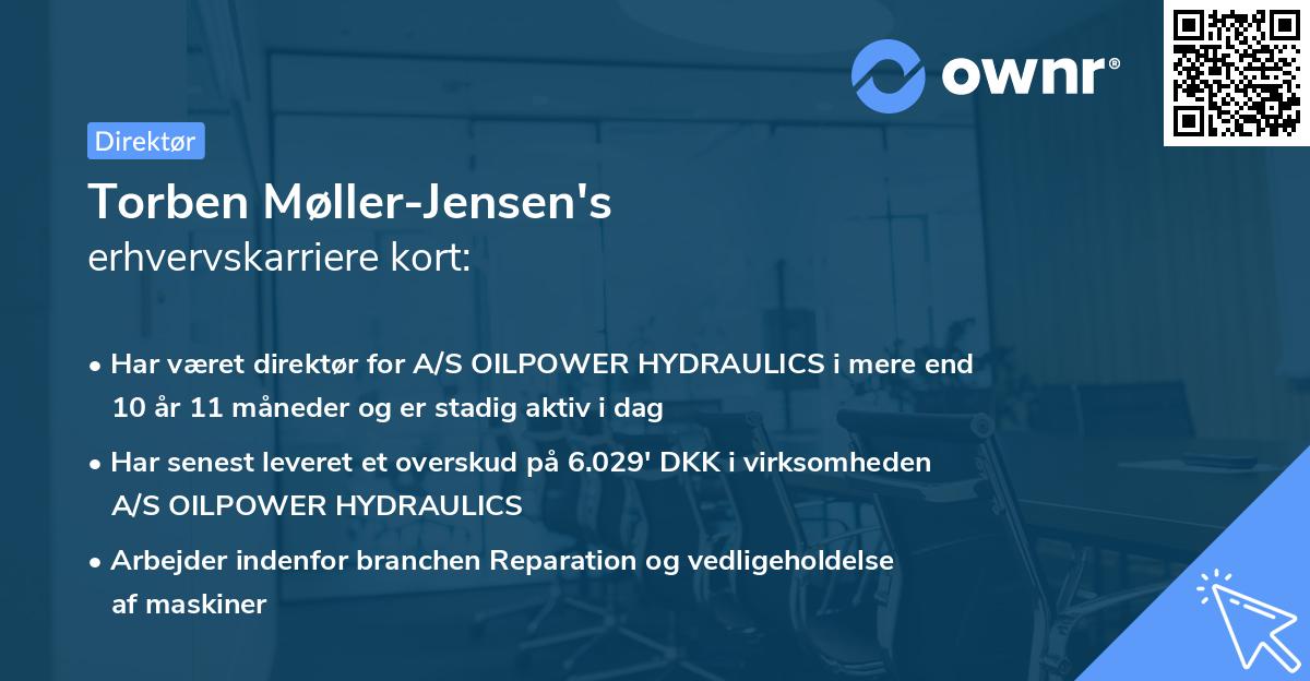 Torben Møller-Jensen's erhvervskarriere kort