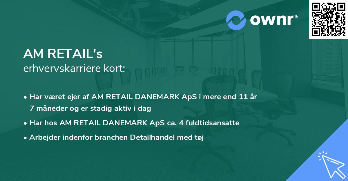 AM RETAIL's erhvervskarriere kort
