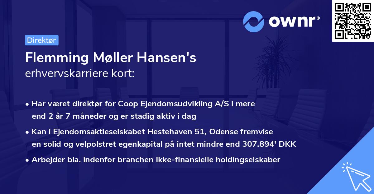 Flemming Møller Hansen's erhvervskarriere kort
