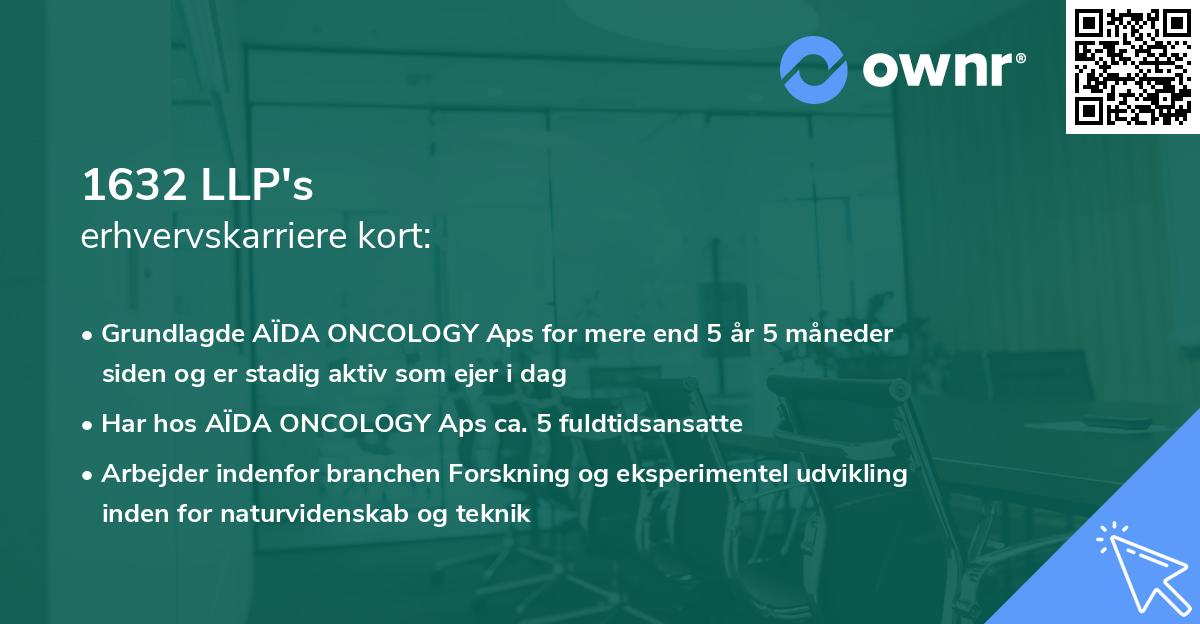 1632 LLP's erhvervskarriere kort