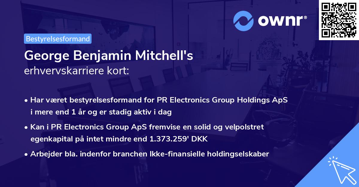 George Benjamin Mitchell's erhvervskarriere kort