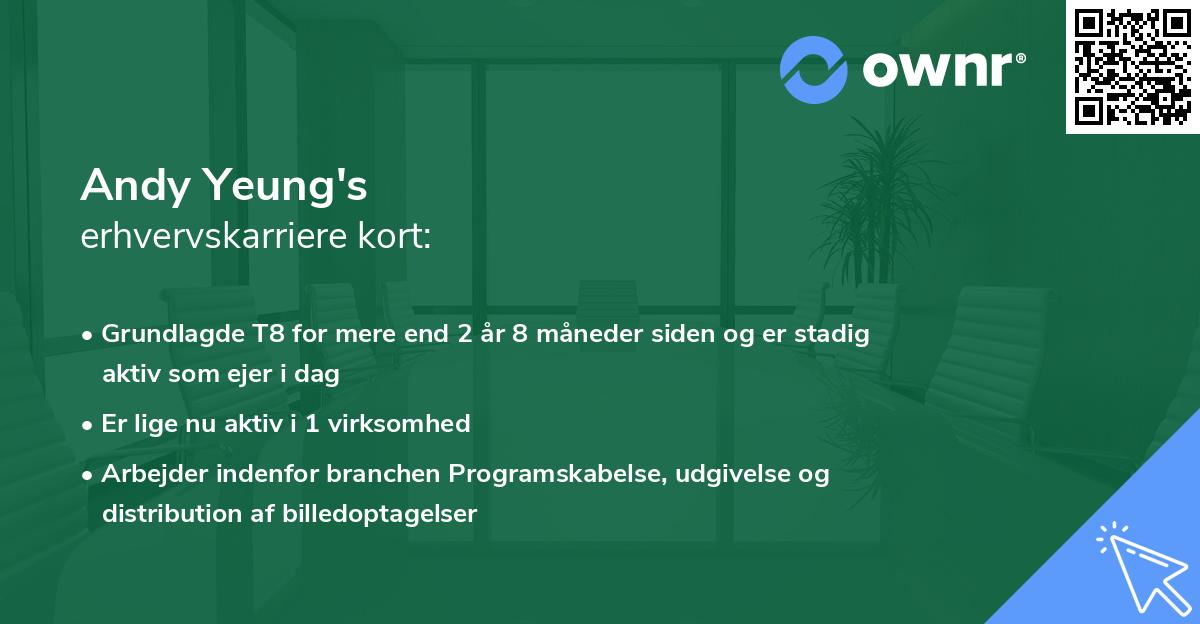 Andy Yeung's erhvervskarriere kort