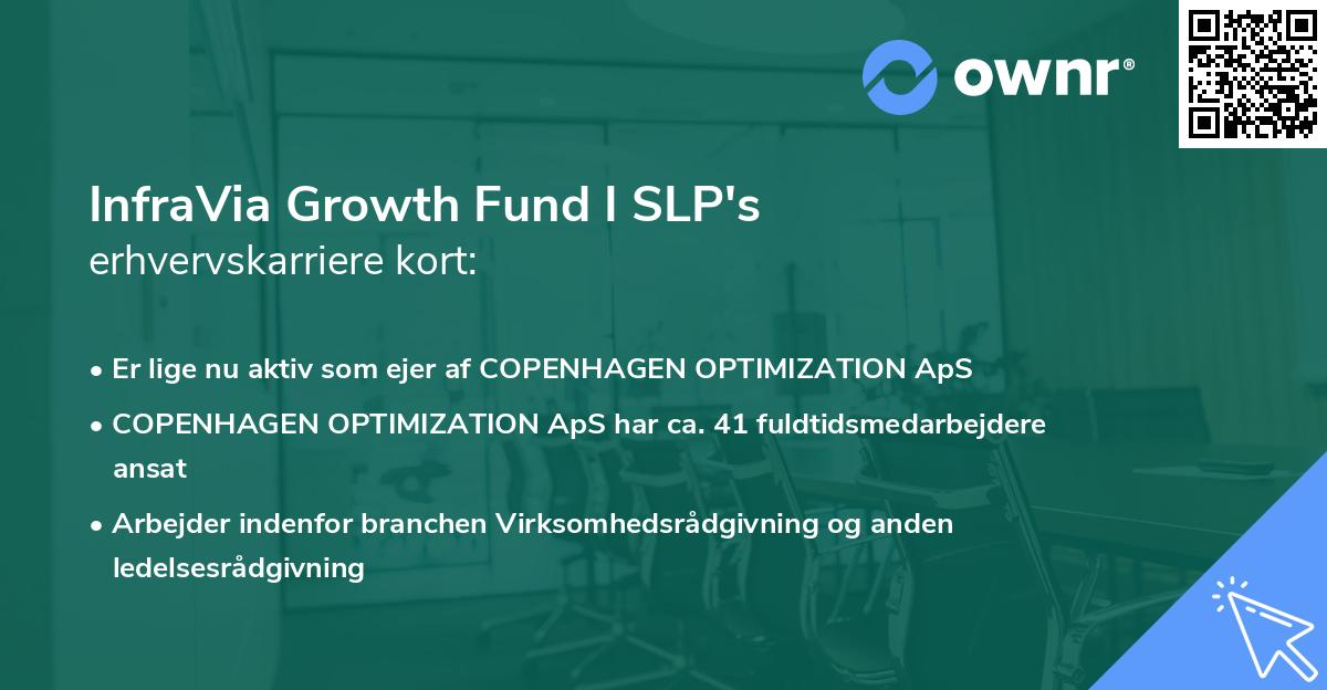 InfraVia Growth Fund I SLP's erhvervskarriere kort