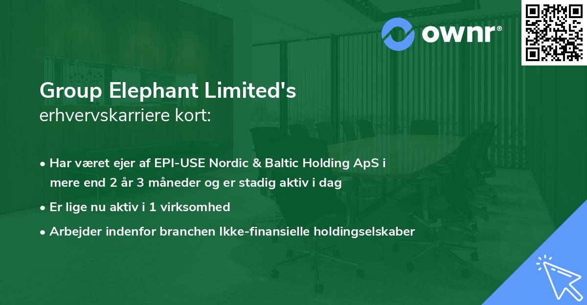 Group Elephant Limited's erhvervskarriere kort