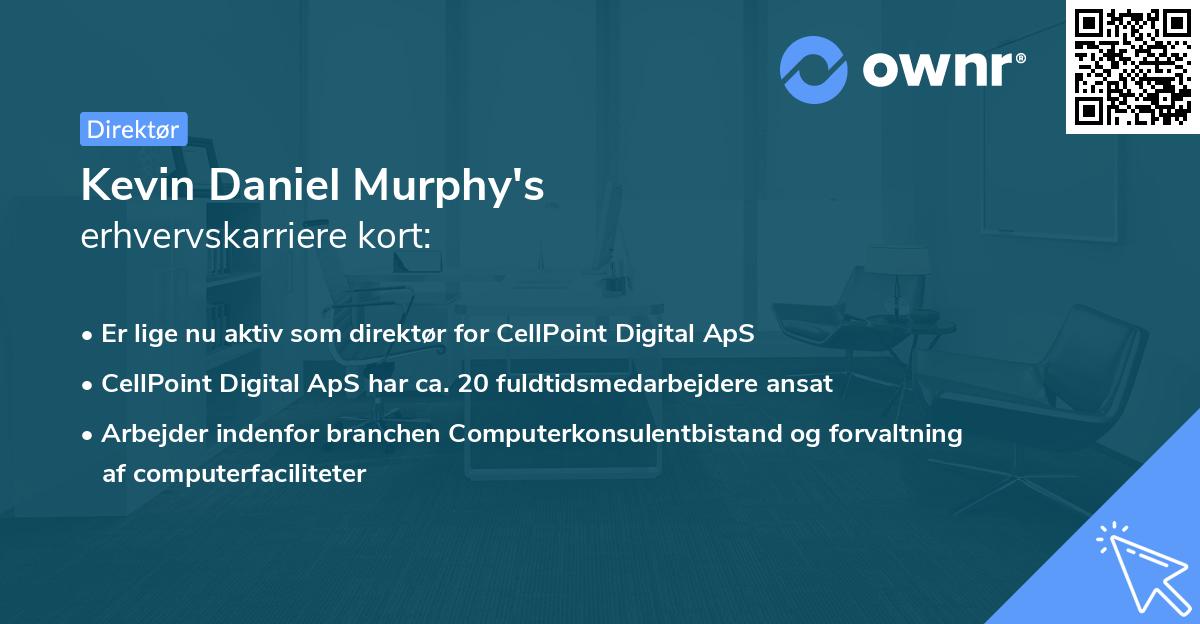Kevin Daniel Murphy's erhvervskarriere kort