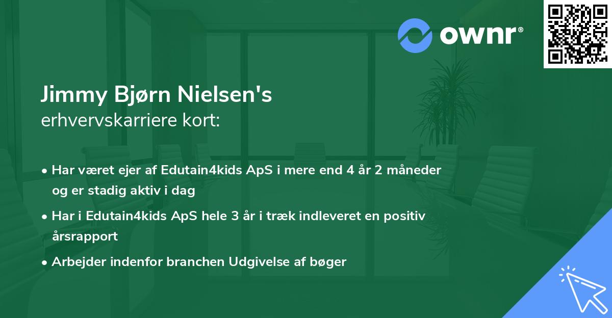 Jimmy Bjørn Nielsen's erhvervskarriere kort