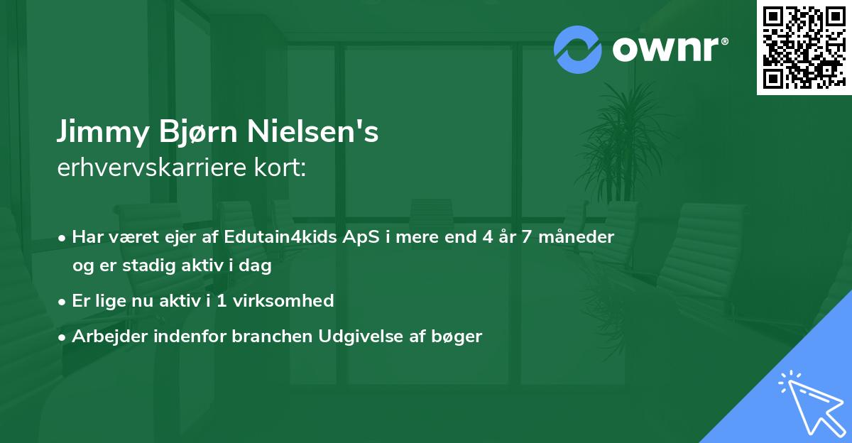 Jimmy Bjørn Nielsen's erhvervskarriere kort