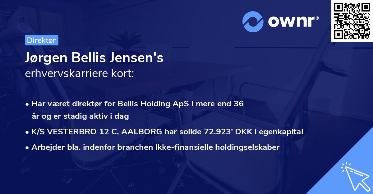 Jørgen Bellis Jensen's erhvervskarriere kort