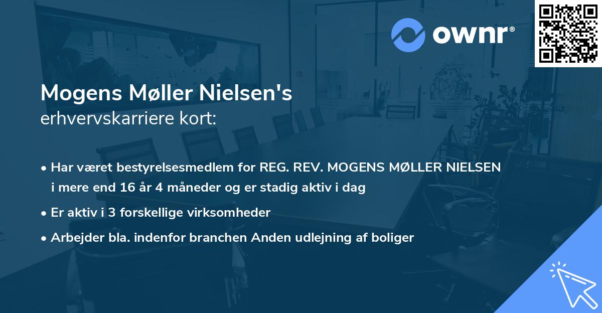 Mogens Møller Nielsen's erhvervskarriere kort