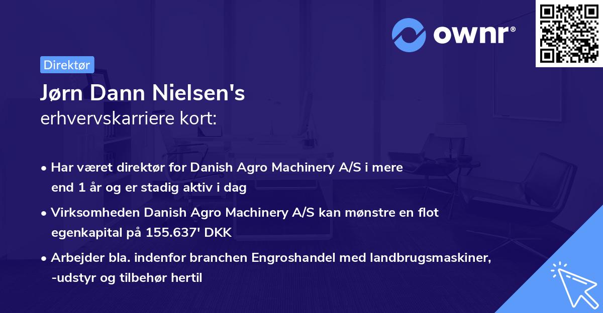 Jørn Dann Nielsen's erhvervskarriere kort