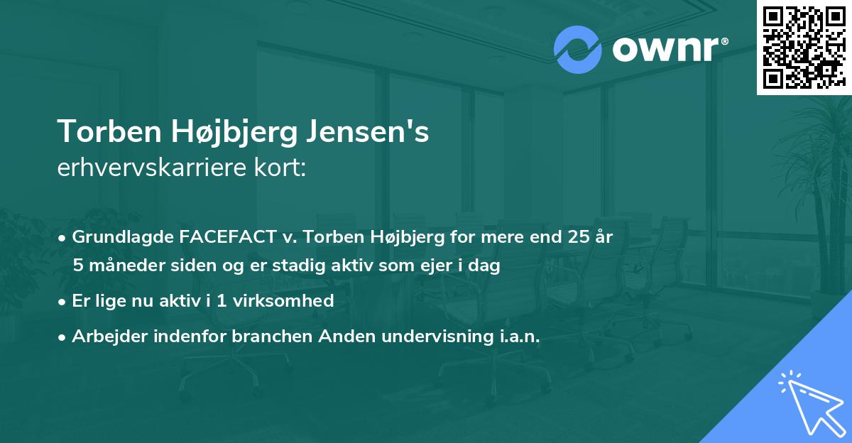Torben Højbjerg Jensen's erhvervskarriere kort
