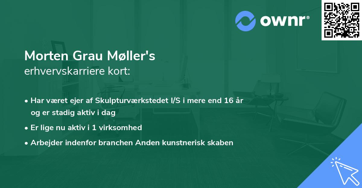 Morten Grau Møller's erhvervskarriere kort