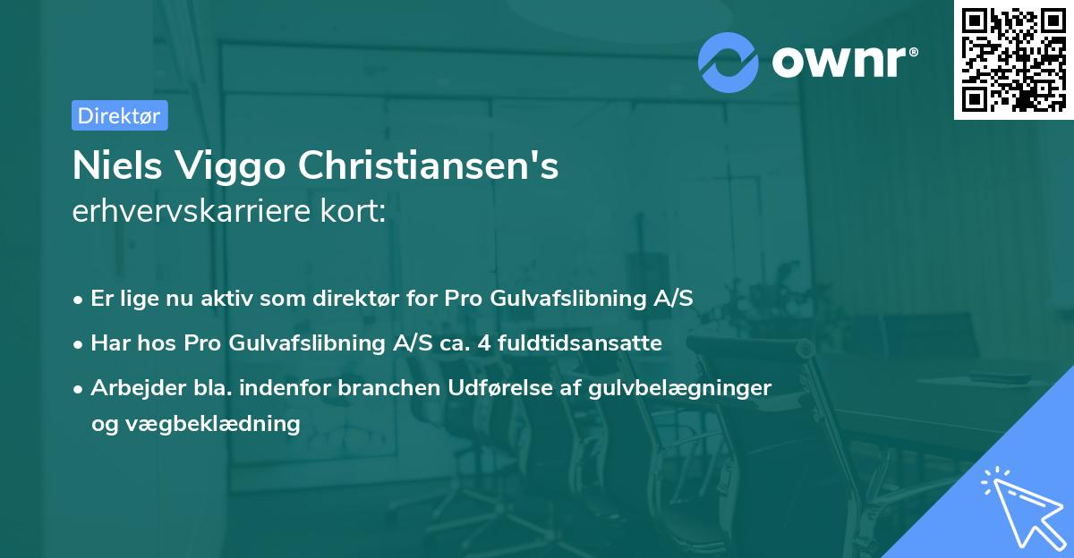 Niels Viggo Christiansen's erhvervskarriere kort