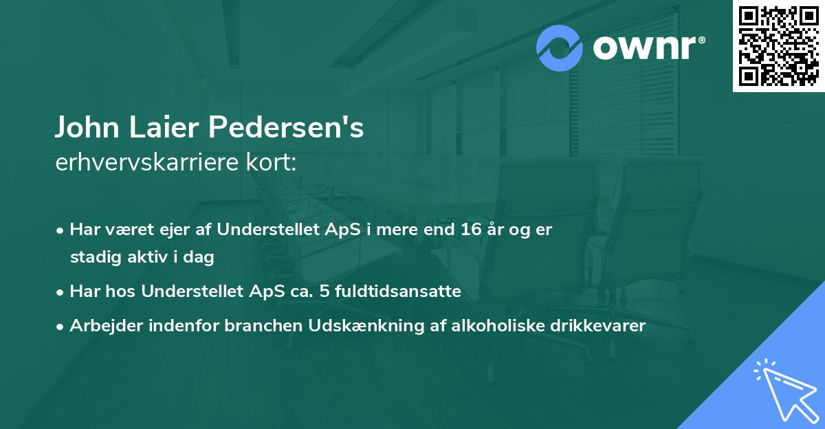 John Laier Pedersen's erhvervskarriere kort