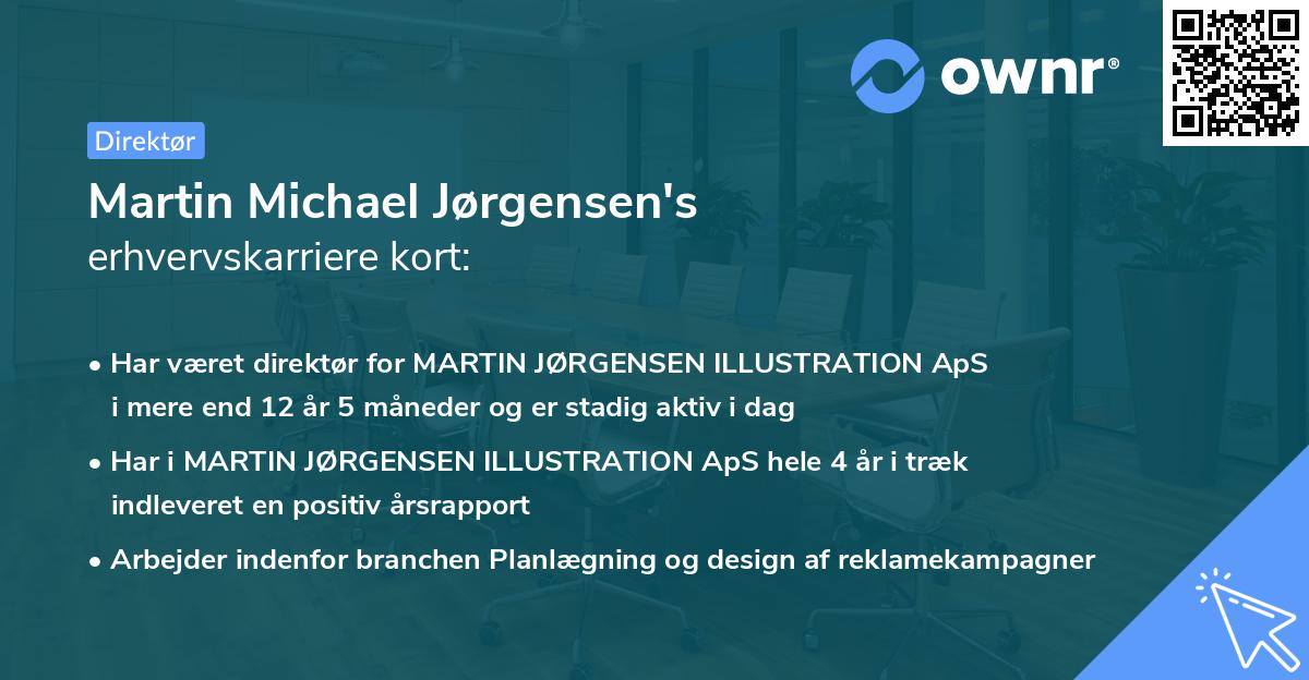 Martin Michael Jørgensen's erhvervskarriere kort