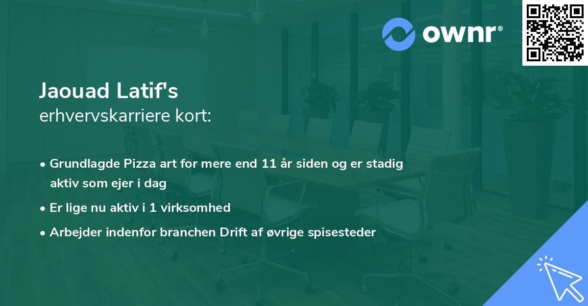 Jaouad Latif's erhvervskarriere kort