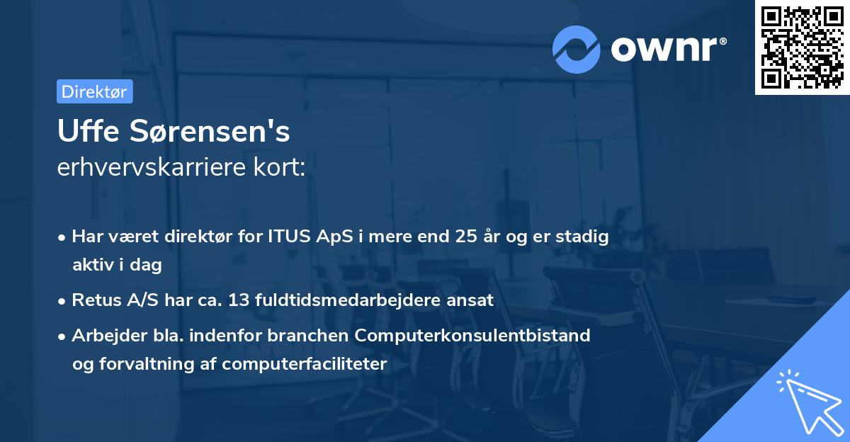 Uffe Sørensen's erhvervskarriere kort