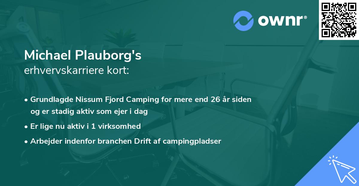 Michael Plauborg's erhvervskarriere kort