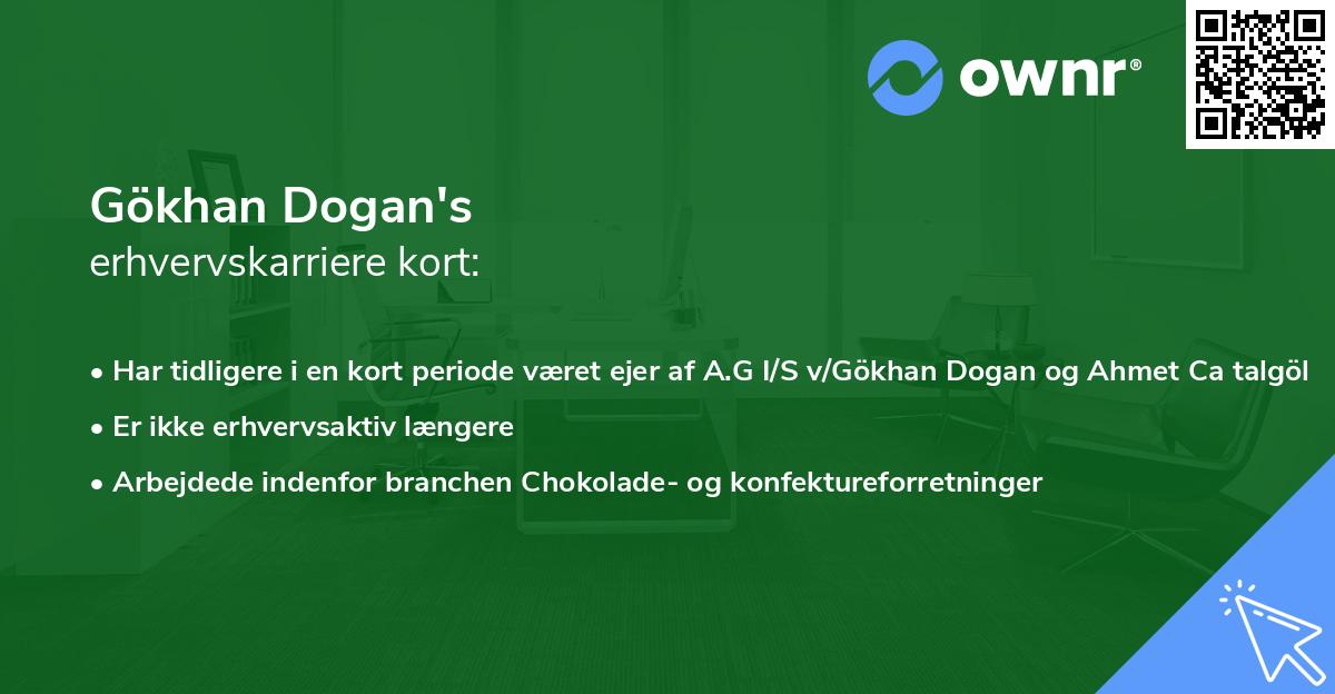 Gökhan Dogan's erhvervskarriere kort