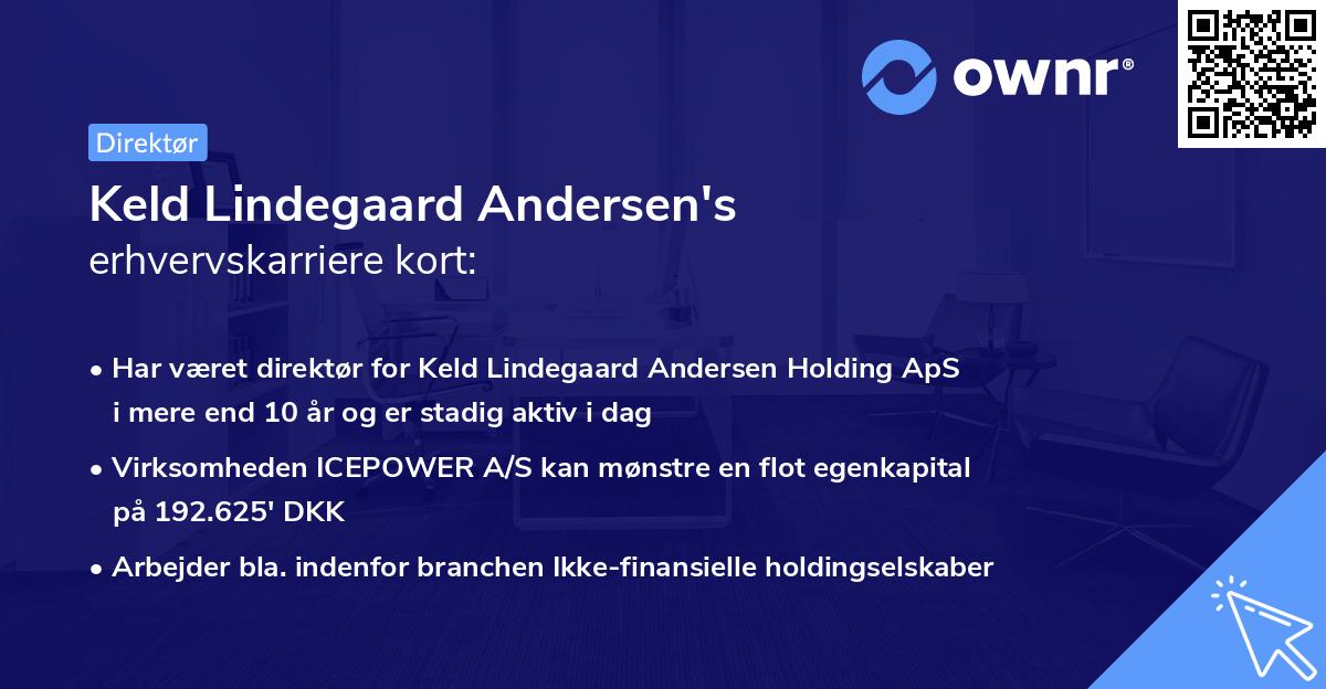 Keld Lindegaard Andersen's erhvervskarriere kort