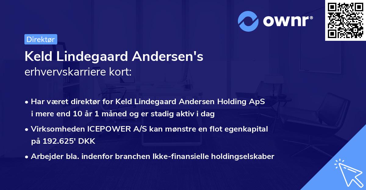 Keld Lindegaard Andersen's erhvervskarriere kort